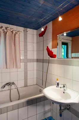 Ein Badezimmer in der Unterkunft Waldhaus im Erzgebirge