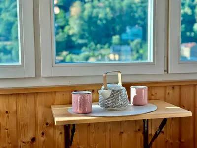 Kaffee-/Teezubehör in der Unterkunft Belvedere Apartment - Riverside - Zentrum - Netflix - Liliensteinblick