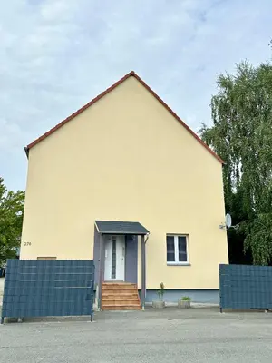 Das Gebäude in dem sich das Hostel befindet