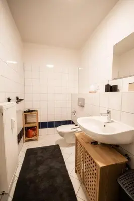 Ein Badezimmer in der Unterkunft Auf dem Kassberg-Kanzler