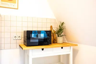Küche/Küchenzeile in der Unterkunft StayTime - Nordic Loft