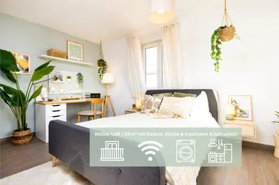 Küche/Küchenzeile in der Unterkunft StayTime - Atelier Loft