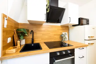 Küche/Küchenzeile in der Unterkunft StayTime - Atelier Loft