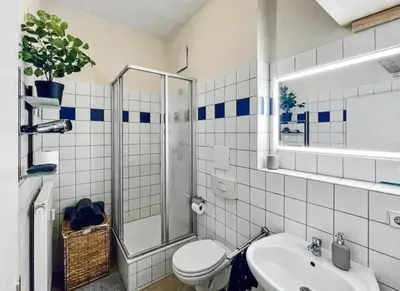 Ein Badezimmer in der Unterkunft StayTime - Corner Loft