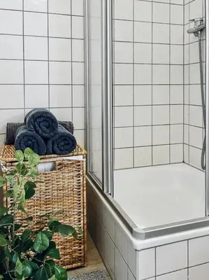 Ein Badezimmer in der Unterkunft StayTime - Corner Loft