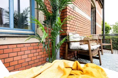 Ein Balkon oder eine Terrasse in der Unterkunft StayTime - Citrus Nest