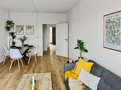 Ein Sitzbereich in der Unterkunft StayTime - Sky Nest