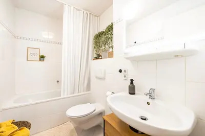 Ein Badezimmer in der Unterkunft StayTime - Lemon Loft