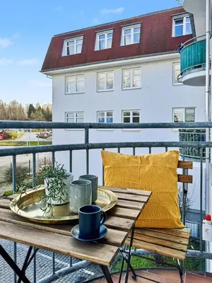 Ein Balkon oder eine Terrasse in der Unterkunft StayTime - Linden Loft