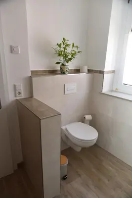 Ein Badezimmer in der Unterkunft Beim Stadttor