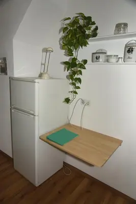Küche/Küchenzeile in der Unterkunft Beim Stadttor