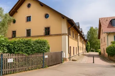 Das Gebäude in dem sich die Ferienwohnung befindet
