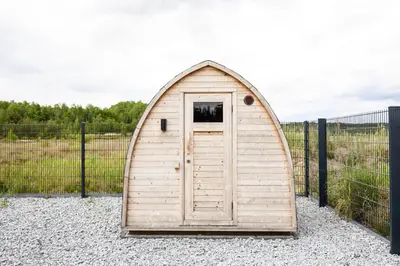 Grundriss der Unterkunft NORA Stays Tiny House direkt am See - Sauna - Klima