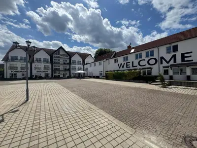 Das Gebäude in dem sich das Hotel befindet