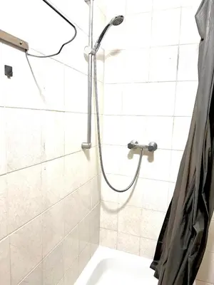 Ein Badezimmer in der Unterkunft Pension Jasmin A
