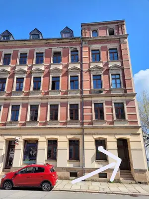 Das Gebäude in dem sich die Ferienwohnung befindet