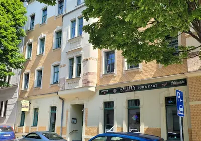 Das Gebäude in dem sich die Ferienwohnung befindet