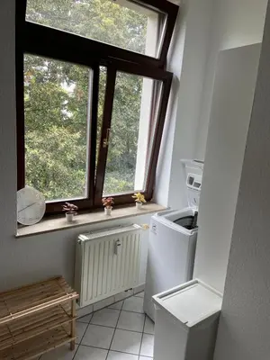 Küche/Küchenzeile in der Unterkunft Moderne Citynahe Wohnung mit Parkmöglichkeiten