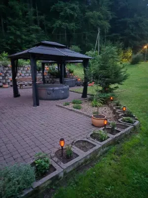 Grundriss der Unterkunft Garden Depandance Am Bach