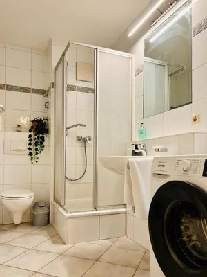 Ein Badezimmer in der Unterkunft Boho-Apartment mit Terrasse - Ruhig & Zentrumsnah