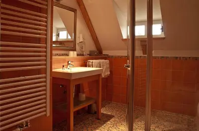 Ein Badezimmer in der Unterkunft SPA Resort Landlust Ferienapartements