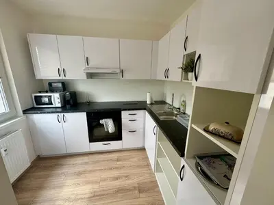 Küche/Küchenzeile in der Unterkunft Apartmány Wolkenstein