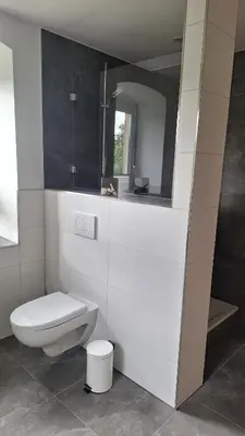 Ein Badezimmer in der Unterkunft Atelier-FEWO-Polenztal