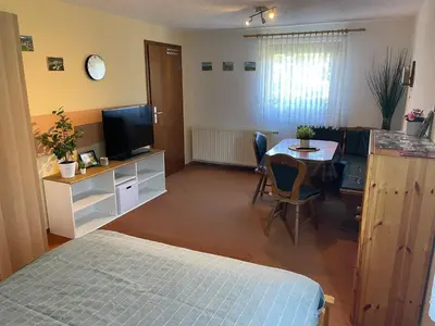 TV/Unterhaltungsangebot in der Unterkunft Ferienwohnung An den Galgenteichen