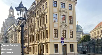 Das Gebäude in dem sich die Ferienwohnung befindet
