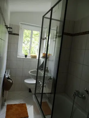 Ein Badezimmer in der Unterkunft Wohnung Chemnitz-Zentrum