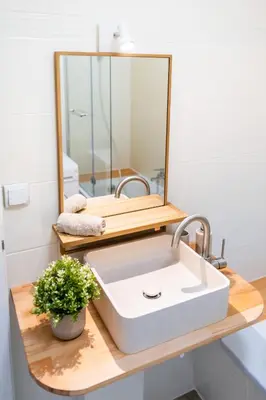 Ein Badezimmer in der Unterkunft NEU 2 Personen, zentrumsnah