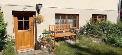 Ein Garten an der Unterkunft Gästezimmer Morgenstern