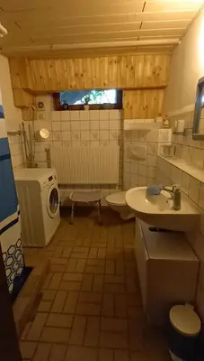 Ein Badezimmer in der Unterkunft Gästezimmer Morgenstern