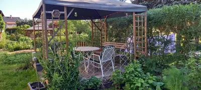 Ein Garten an der Unterkunft Gästezimmer Morgenstern