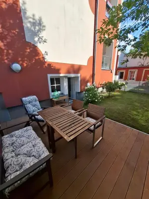 Ein Garten an der Unterkunft Holiday Flat Le jardin