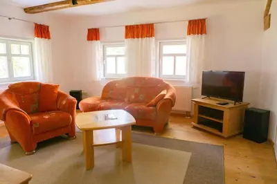 TV/Unterhaltungsangebot in der Unterkunft Ferienhaus Unter den Eschen