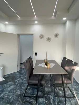 Ein Sitzbereich in der Unterkunft Saphierblue Appartment