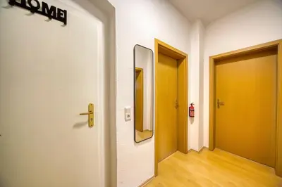 Grundriss der Unterkunft DresdenStay gemütlich Nähe Universität Kamin Parkplatz PS4