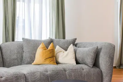 Ein Sitzbereich in der Unterkunft Maison & Mood Apartments Colditz I Design Studios