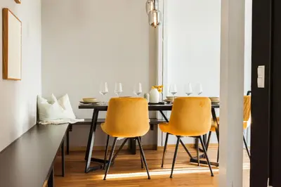 Ein Sitzbereich in der Unterkunft Maison & Mood Apartments Colditz I Design Studios