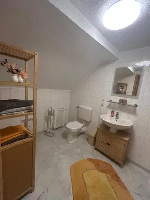 Ein Badezimmer in der Unterkunft Ferienwohnung Schiekel