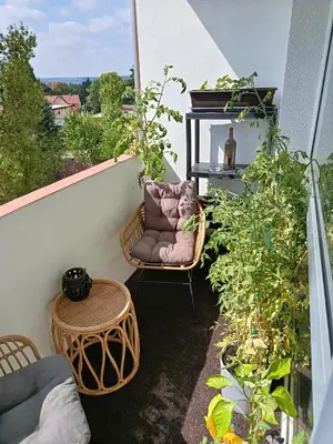 Ein Balkon oder eine Terrasse in der Unterkunft Harmonie