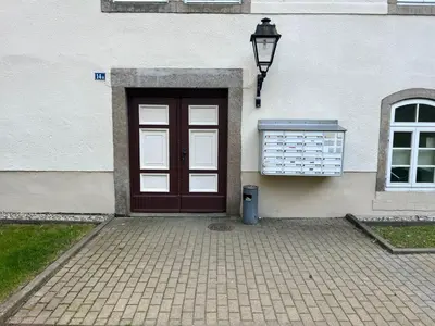 Das Gebäude in dem sich die Ferienwohnung befindet