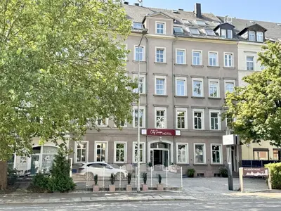 Das Gebäude in dem sich das Hotel befindet