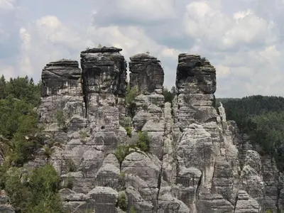 Naturlandschaft in der Nähe des Ferienhauses