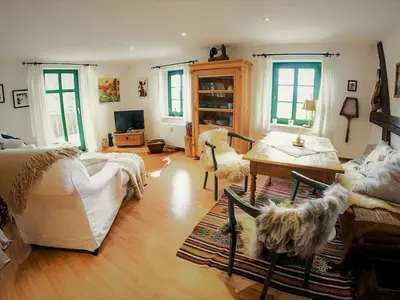 TV/Unterhaltungsangebot in der Unterkunft dreamlike Elb-Chalet