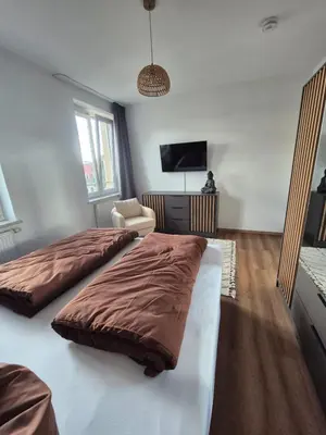Ein Bett oder Betten in einem Zimmer der Unterkunft Altstadt-Vibes