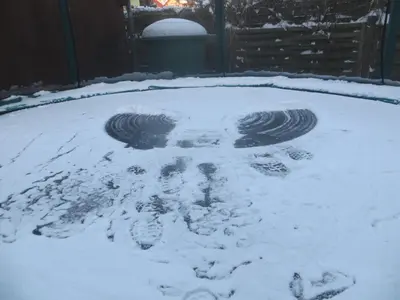 Gartenhaus Klotzsche im Winter