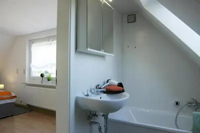 Ein Badezimmer in der Unterkunft Ferienwohnung Maul