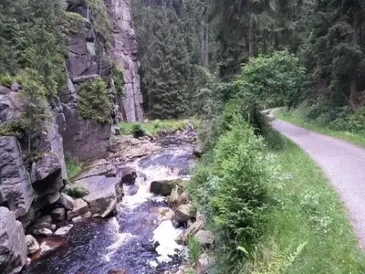 Naturlandschaft in der Nähe der Villa
